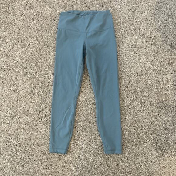 Yogalicious Lux Leggings Womens Size Small Blue Yoga Gym Active Compression - Picture 1 of 6